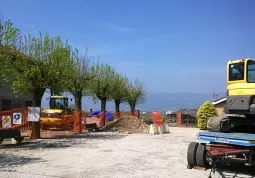 Apertura dei lavori all'acquedotto in frazione San Vitale